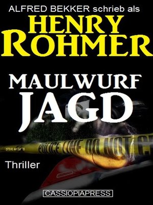 cover image of Maulwurfjagd